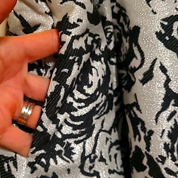 Nyla & Noelle Floral Brocade Party Skirt L - Picture 2 of 6